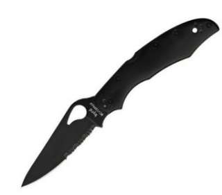 Spyderco Byrd Cara Cara 2 Black Stainless Folding Knife BY03BKPS2 