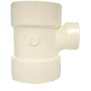  4x4x3 DWV PVC Sanitary Tee