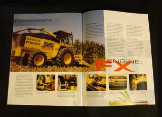 New Holland FX25 FX45 SP Forage Harvester Brochure 1996  
