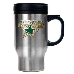   Stars 16oz. Stainless Steel NHL Team Logo Travel Mug: Kitchen & Dining