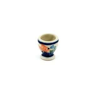  Boleslawiec Polish Pottery mini goblet H3152C pattern 1317 