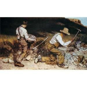   Gustave Courbet   50 x 30 inches   The Stonebreakers