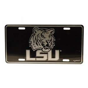   NCAA Louisiana State Fightin Tigers Car Tag Elite: Sports & Outdoors