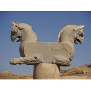  Double Headed Eagle, Persepolis, UNESCO World Heritage Site, Iran 
