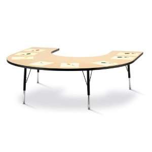   Jonti Craft Ridgeline KYDZ Horseshoe Activity Table: Furniture & Decor