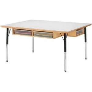    Jonti Craft Activity Table w/ Storage Cubbies: Furniture & Decor