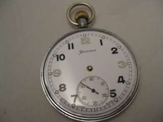 WWII HELVETIA HISTORICAL MILITARY GSTP POCKET WATCH  