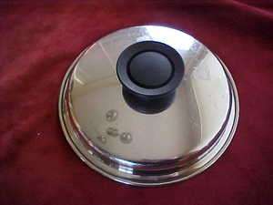 Duncan Hines Stainless Steel Cookware Pot Pan Lid & Knob Only 8 1/8 