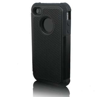   Armor Apple iPhone 4 4G 4S Defender Combo Hard Soft Case Cover  