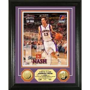  Steve Nash Framed Phoenix Suns Gold Coin Photomint Sports 