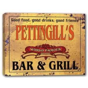  PETTINGILLS Family Name World Famous Bar & Grill 