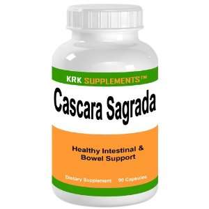  Cascara Sagrada 450mg 90 Capsules KRK SUPPLEMENTS Health 