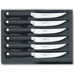   : Wusthof Trident Grand Prix Steak Knife, Set of 6: Kitchen & Dining
