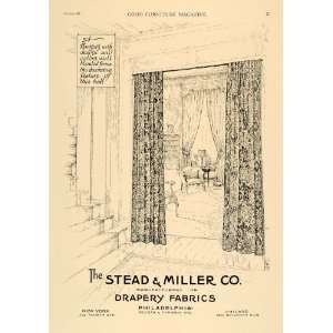  1920 Ad Stead Miller Drapery Fabrics Philadelphia Maker 