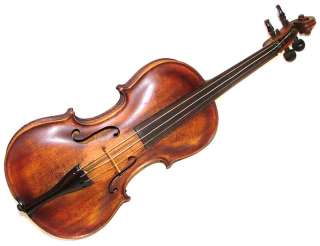 Antique Jacobus Stainer Copy 4/4 Violin Nice Tiger Grain Wood Vintage 