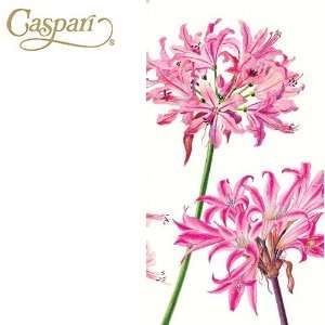  Caspari Paper Napkins 10600G Surprise Lily IvoryGuest Napkins 