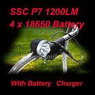 SSC P7 3 Mode 1200 LM LED Bike Head Light Lamp Torch+Battery+ 