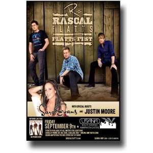  Rascal Flatts Poster   Concert Flyer   Flatts Fest