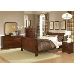   D158 549F 1 Chateau Brown Collection Cherry Full Bed