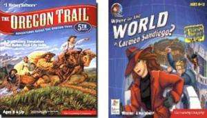 Oregon Trail 5 5th Edition & Carmen SanDiego World NEW  