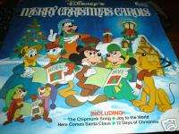 WALT DISNEYS MERRY CHRISTMAS CAROLS LP DISNEYLAND LP  