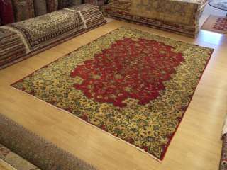 8x12 Beautiful Handmade Persian Royal Kashan Wool Rug  