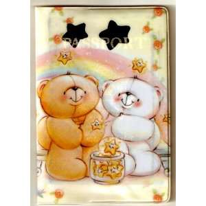  Forever Friends Teddy Bears wishing stars Passport Cover 