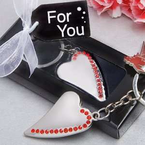   style heart design metal key chains favors: Health & Personal Care