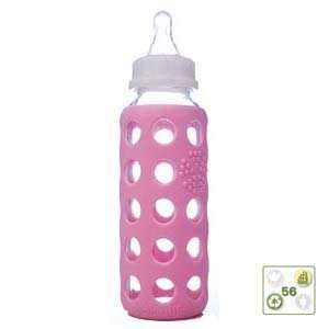  Pink Baby Bottle  Glass 9oz (250ml): Baby