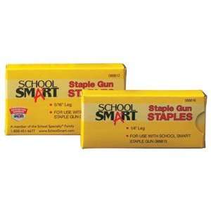  SCHOOL SMART STAPLE GUN 5/16 STAPLES