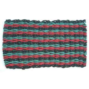   Outdoor Doormat Holiday Rag Rug Large (24 x 36): Patio, Lawn