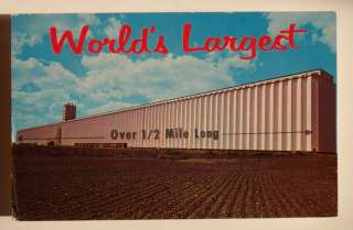 1960s? Worlds Largest Grain Elevator Hutchinson KS PC  