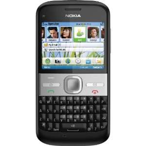  Nokia E5 Quad band Cell Phone   Carbon Black   Unlocked 