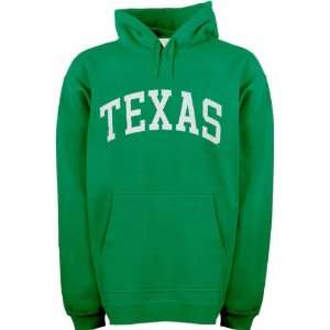  Texas Longhorns Green Tradition Hooded Sweatshirt: Sports 