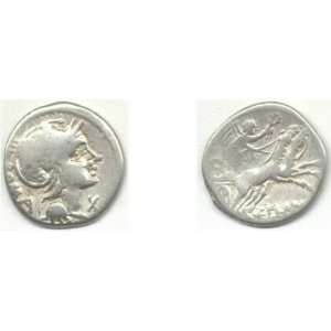  ROMAN REPUBLIC L. Flaminius Chilo (c.109/108 BCE) Silver 