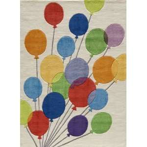  Momeni Lil Mo Whimsy Lmj16 Multi Balloons 5 x 7 Area Rug 