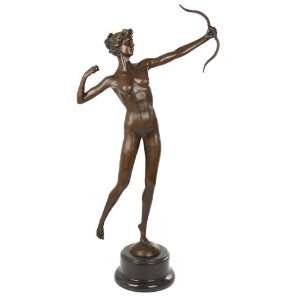  Bronze Art Deco Diana Huntress Statue Sculpture: Home 