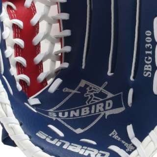 10 Baseball Softball Gloves Right Hand Throw Red Blue  