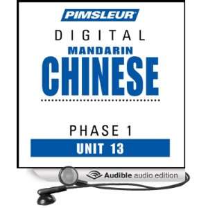 Chinese (Man) Phase 1, Unit 13 Learn to Speak and Understand Mandarin 