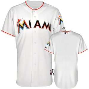 Miami Marlins Jersey Home White Authentic Cool Baseâ„¢ Jersey 