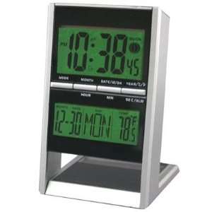  Crosse Technologies Elc Solar Executive Clock With Temperature Solar 