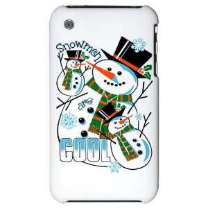  iPhone 3G Hard Case Christmas Holiday Snowmen Are Cool 
