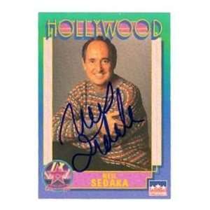  Neil Sedaka autographed Hollywood Walk of Fame trading 