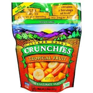 Crunchies   Freeze Dried Fruit Snack Tropical Fruit   1.5 oz.