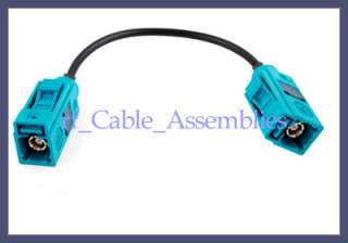 Fakra Z jack to jack pigtail cable for Neutral Coding  