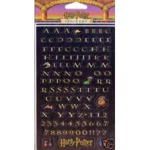   Potter Font Alphabet Letter & Number Stickers Arts, Crafts & Sewing