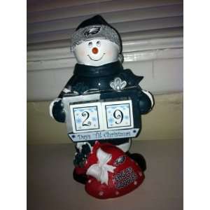   Days to Christmas NFL Snowman with Santas Eagles Goodie Bag Toys