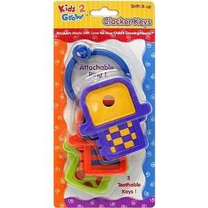  Kids 2 Grow Baby Toy Clacker Key (4 Pack): Health 