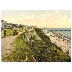   Reprint of West cliff, Clacton on Sea, England
