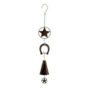   Star, Horse Shoe and Cowbell Clanger Windchimes 32 Home & Kitchen